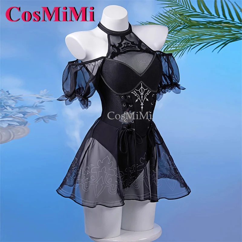 CosMiMi Spiel NieR: Automata 2B Cosplay Kostüm Süße Reizende Badeanzug Sommer Meer Strand Overalls Bademode Für Frauen S-XL Neue