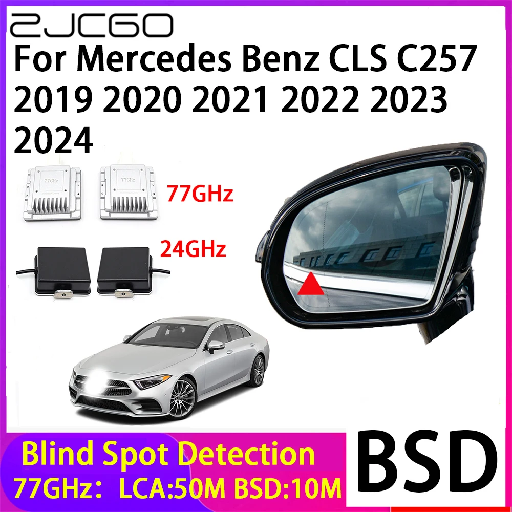 

ZJCGO Car Blind Spot Detection BSD Mirror Rear Radar Detection System for Mercedes Benz CLS C257 2019 2020 2021 2022 2023 2024