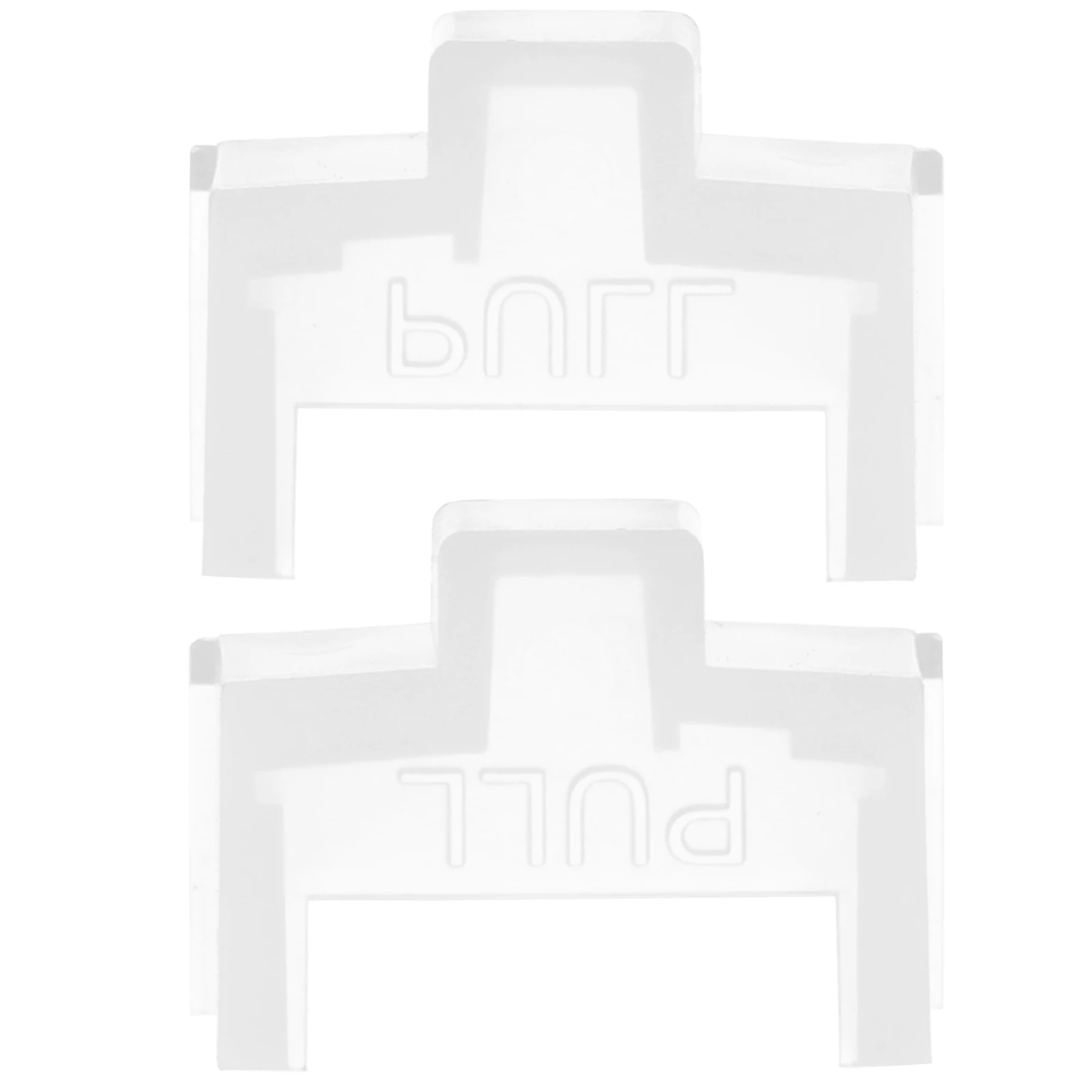 

2Pcs Record Needle Protective Cover Plastic Construction Safety Longevity Effortless Install Record Player Needle Cover