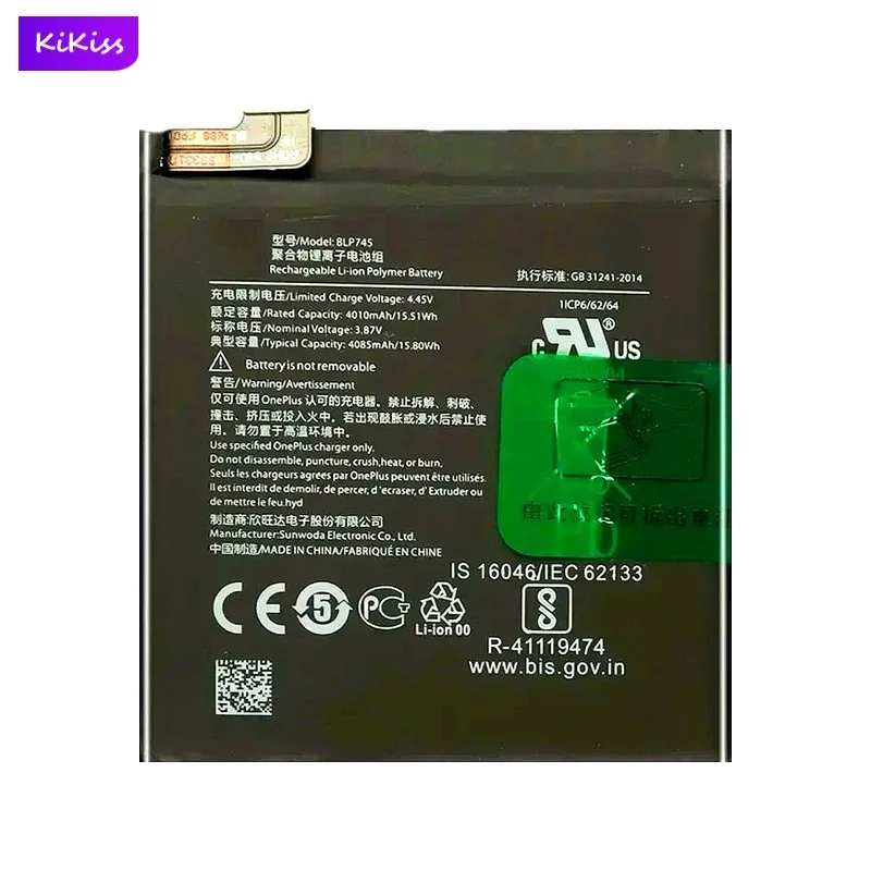 BLP745 Mobile Phone Battery For OnePlus 7T Pro (Not For 7 or 7T) 4085mAh Real Capacity
