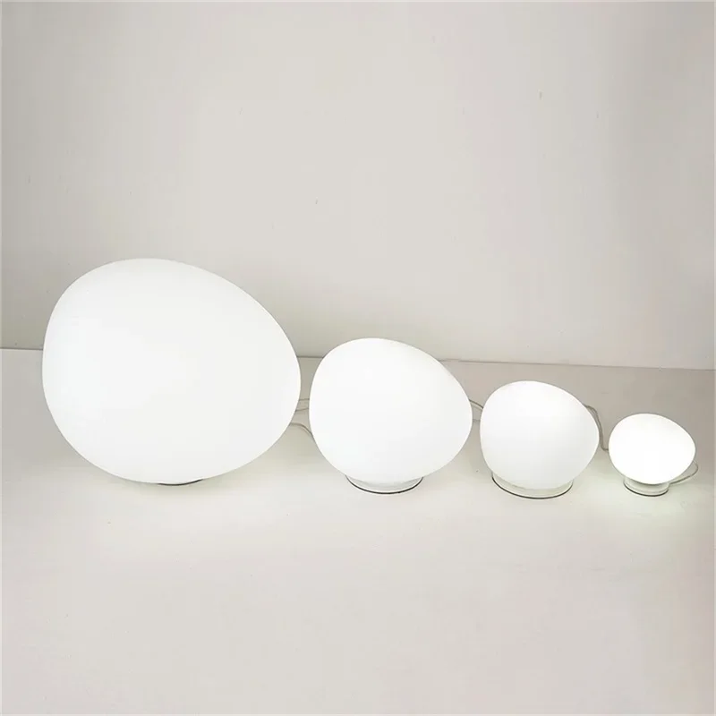 COLIN Nordic Table Light Creative LED White Eggs Shape ModernLamps Bedroom for Home Decoration