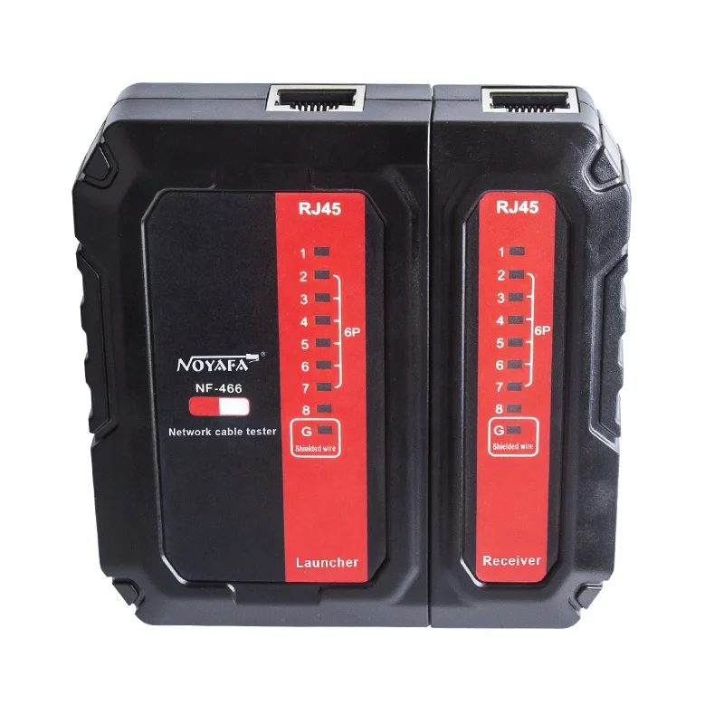 

Effective NF-466 Easy Operate Network RJ45 Cable Continuity Tester With LED Light to Indicate the Ressult