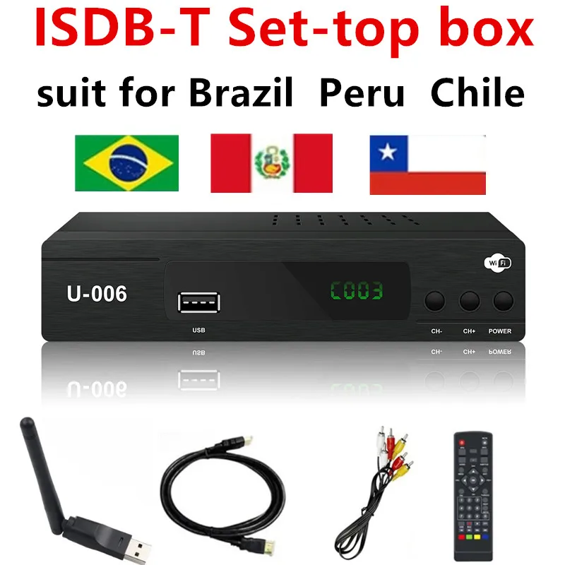 

Chile/Brazil/Peru ISDB-T Set Top Box Terrestrial HD Digital TV Decoder TV BOX HD FTA Digital Receiver TV Tuner ISDBT