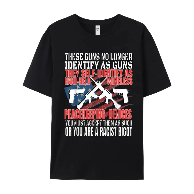Latest Mens Tees THESE GUNS NO ONGER IDENTIFY Group T Shirts All Cotton Short Sleeve Design Tee Shirt O-Neck