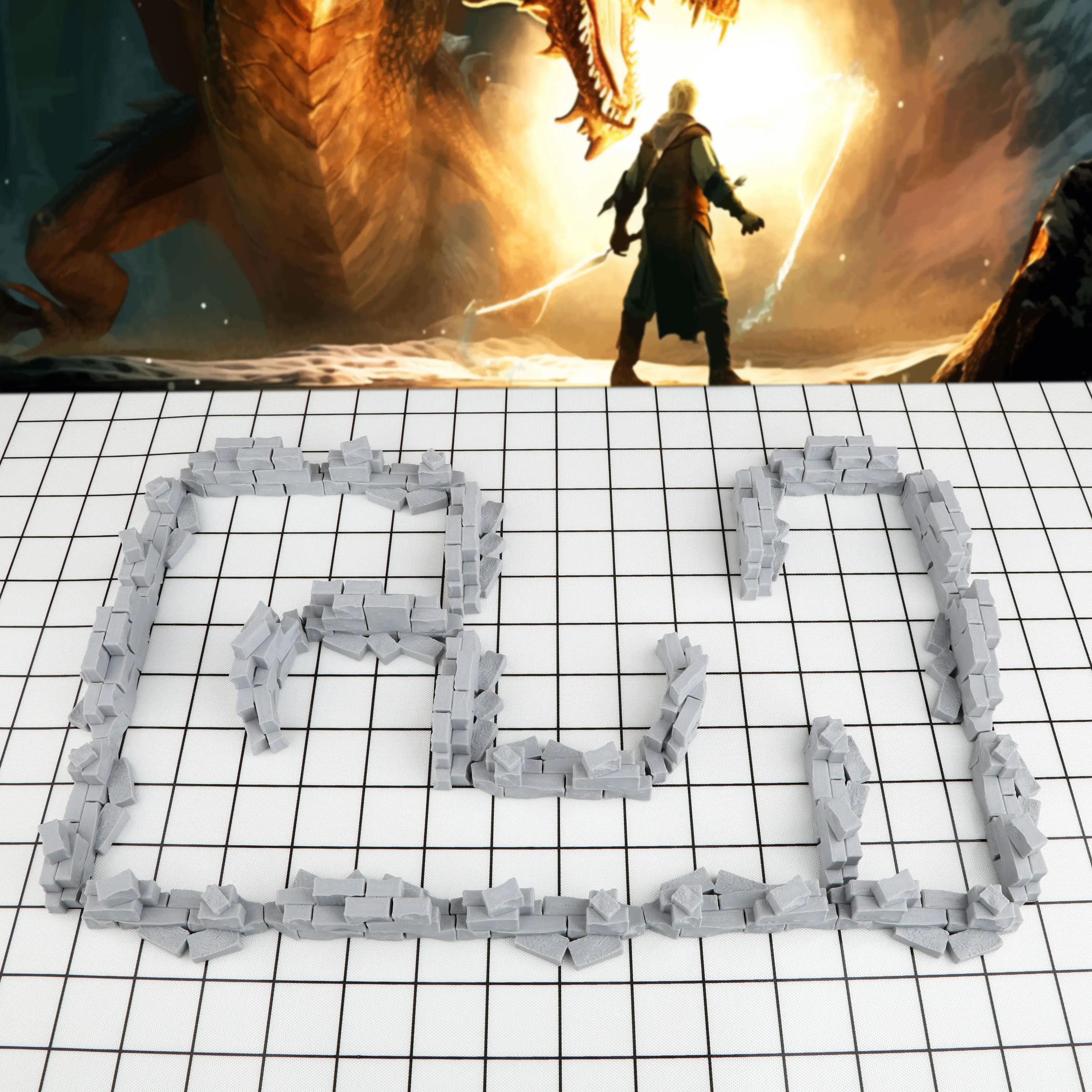 22 Piezas de Terreno Modular - - Board Game Rpg reseña y precio