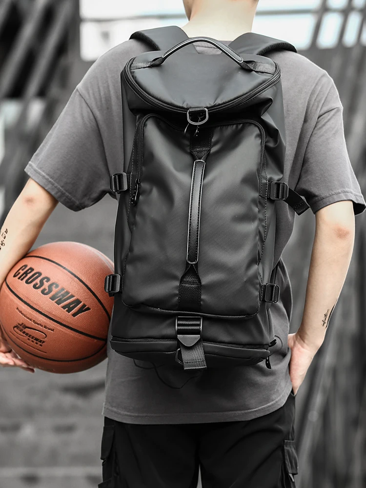 2025 New Waterproof Backpack - Large Capacity Travel & Hiking Rucksack for Men & Women, Crossbody & Daily Use Fits Shoes