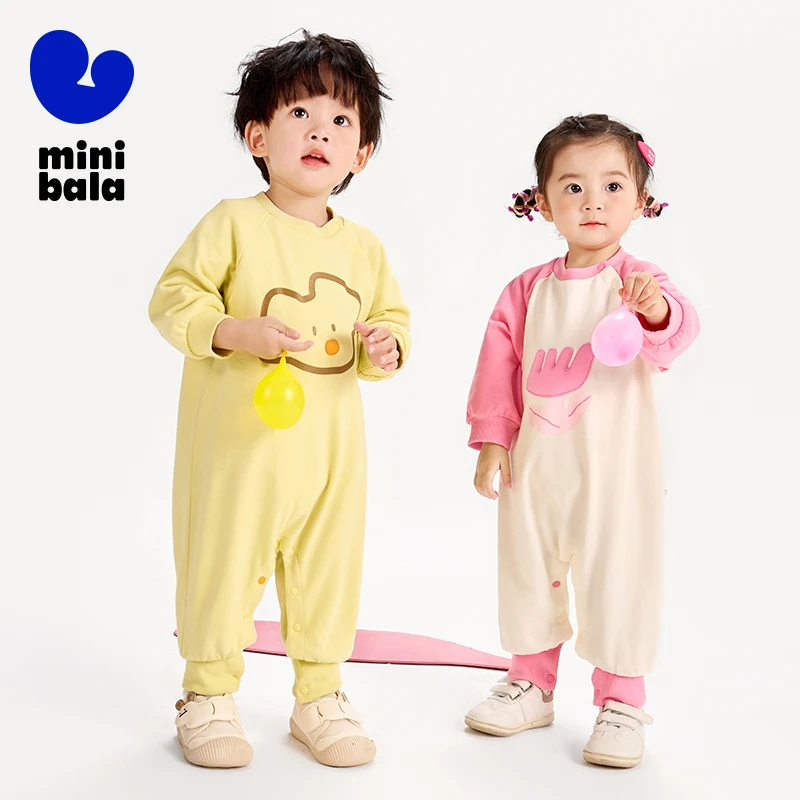 

Mini Bala Infant Outfit Unisex Children Spring New Stylish Outfit for Boys and Girls, Fashionable Outfit