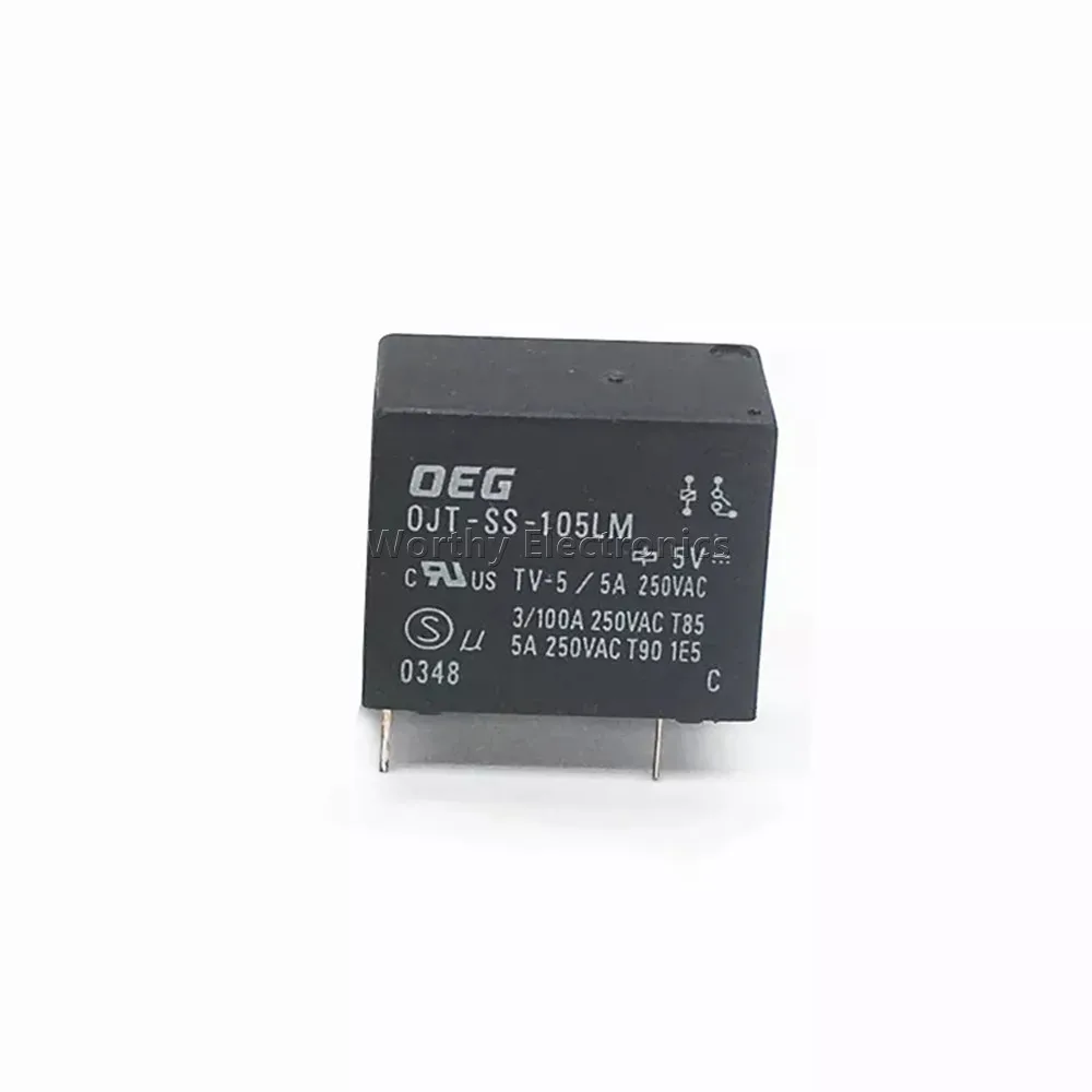 

Free Shipping 10PCS/LOT 5VDC 5A 4PIN Relay OJT-SS-105LM