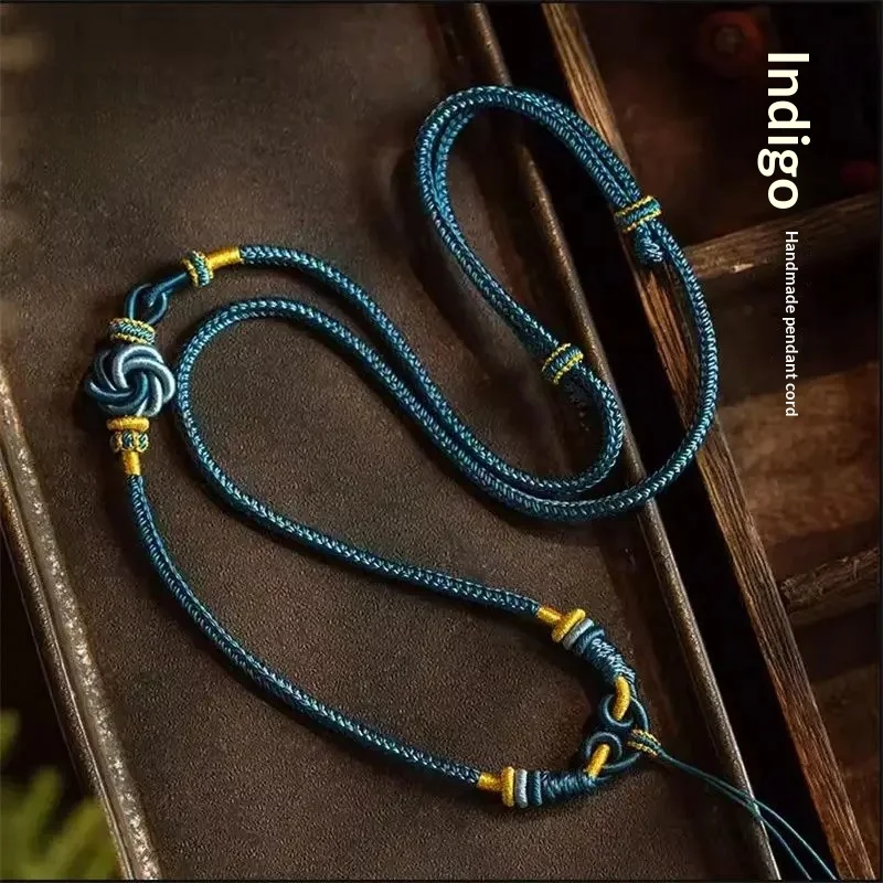 

Плетеный вручную восьмипрядный шнурок-подвеска из нефрита Сянъюнь «Счастливое облако» с регулируемым узлом и подвесками, украшение в стиле Ins