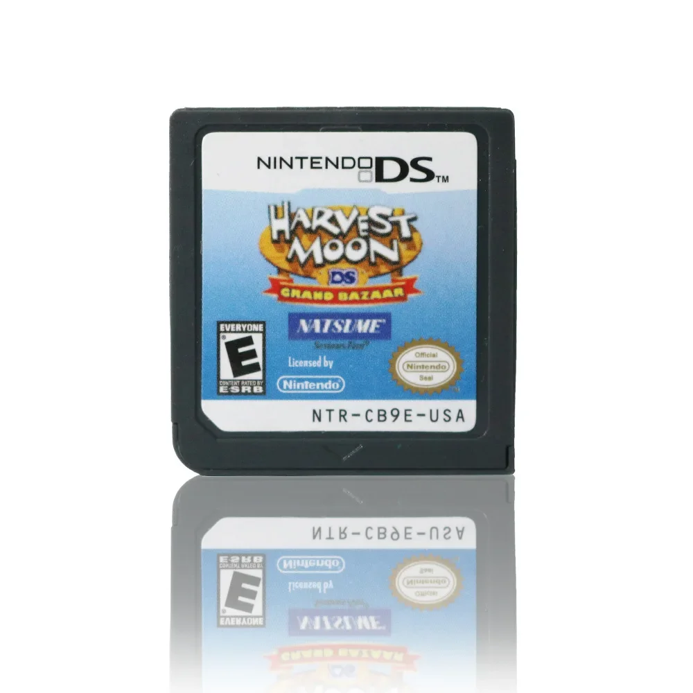 

Картридж Harvest Moon DS Games, карта игровой консоли Harvest Moon DS Cute Harvest Moon DS Grand Bazaar для NDS/3DS/2DS