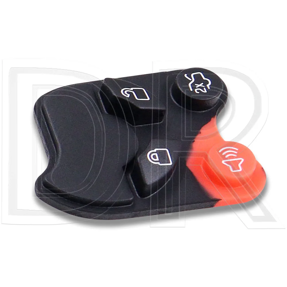 Great Silicone Car Key Button Pad For Ford Edge C-Max Victoria Escae Focus E250 Crown Flex Mazdap Taurus Expedition E150 Lincoln