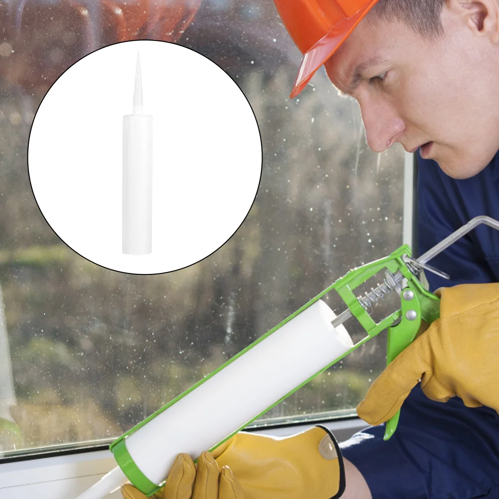 3pcs Caulk Caps Caulking Sealant Tube Empty Caulking Tube Refillable Sealant Caulking Tube Bottle Homesqueeze Caulking Pipes