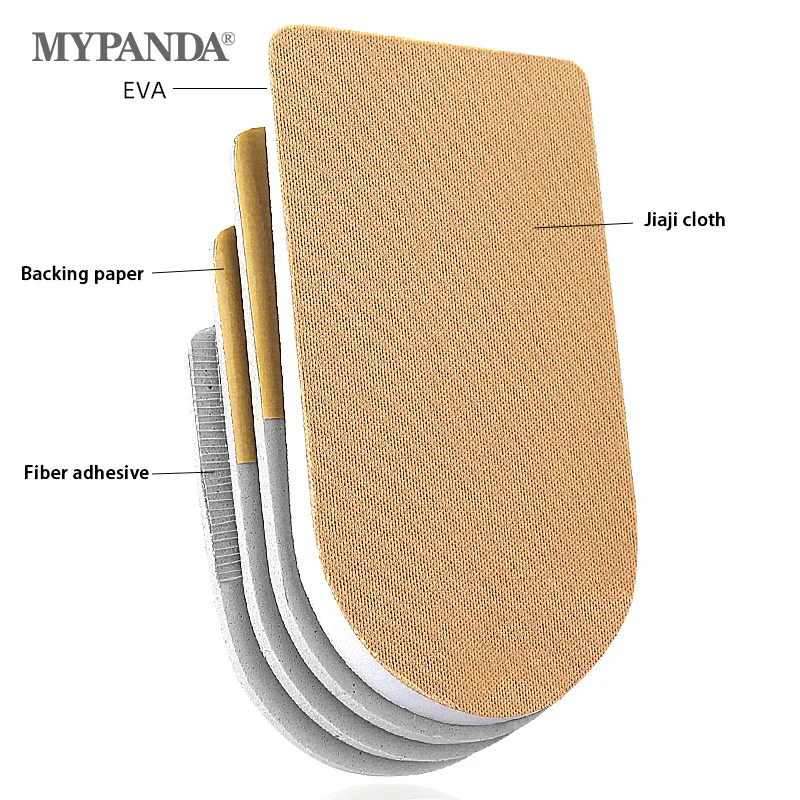 

Sport Cushioned Heel Pad For Men And Women Adjustable Self-adhesive Multi-layer Invisible Inner Heightening Insole