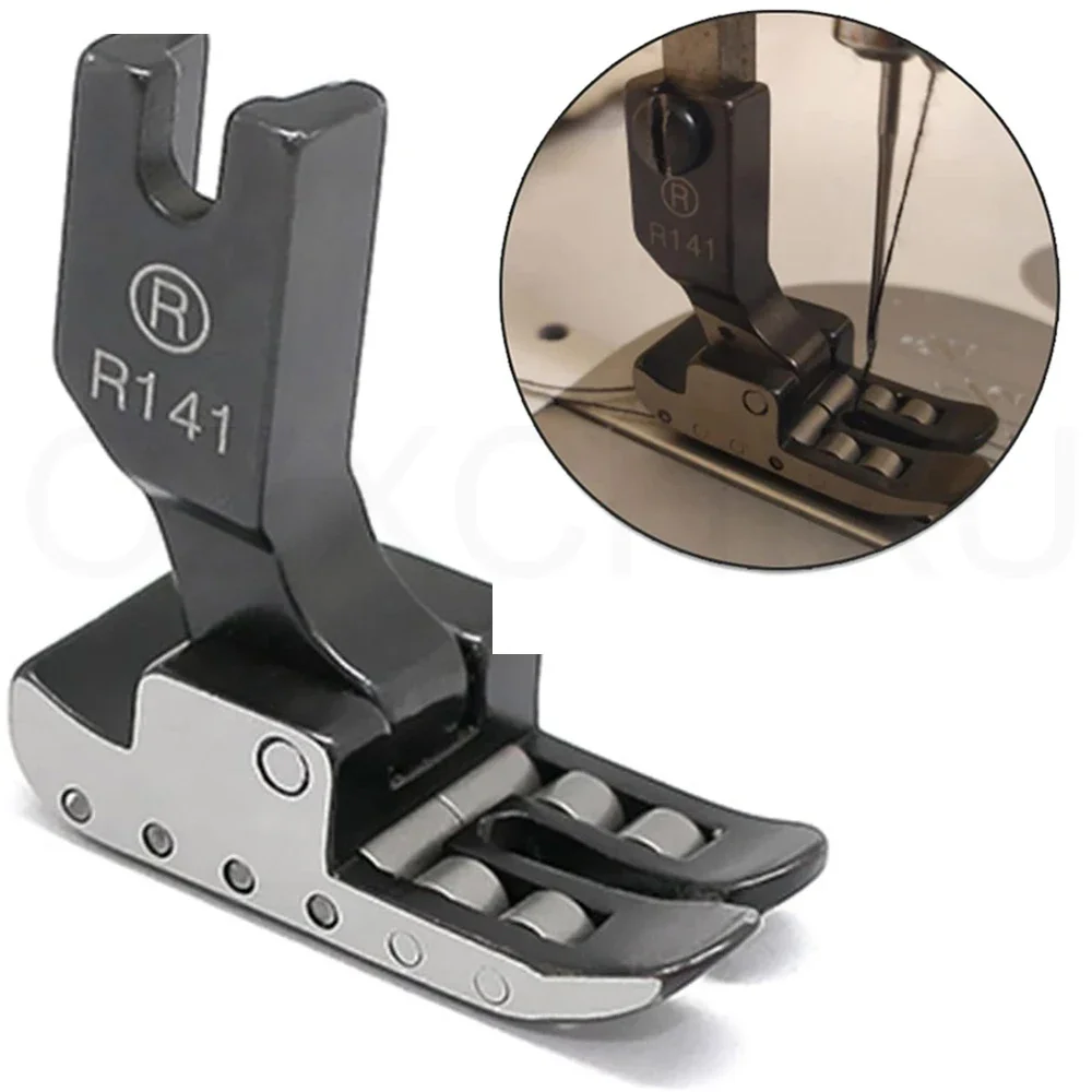 عالية الجودة R141 الأسطوانة قطعة قدم الضغط في ماكينة الخياطة الجلود النسيج أقدام الضغط لأدوات ماكينة الخياطة الصناعية #1