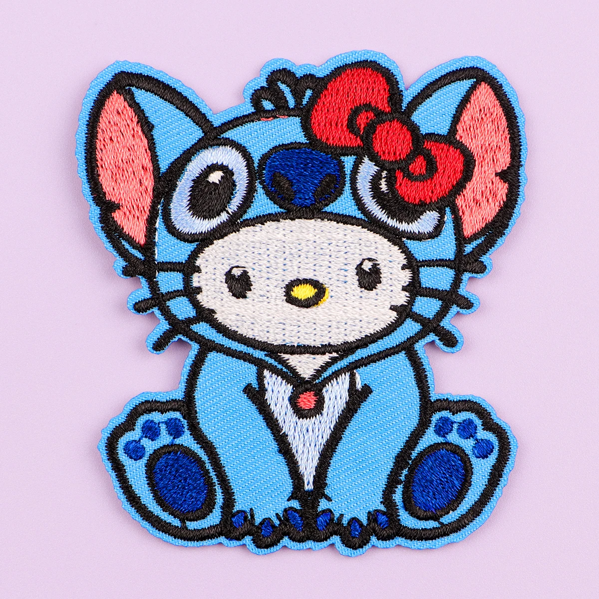 الوحش بقع Kawaii الكرتون غرزة المطرزة بقع لحقيبة الظهر DIY شارة بقع لاصقة على الملابس ملصقات يزين #4