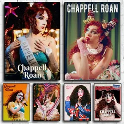 Singer Chappell Roan Vintage Music Poster Famous Modern Pop Star Trendy Canvas Art Picture Wall Living Room Home Decor Fans Gift