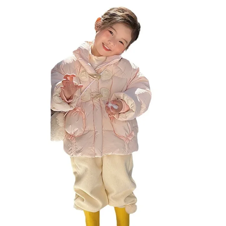 Children's Down Jacket 2023 Winter New Children's Down Jacket New National Standard 90 White Duck Down Baby