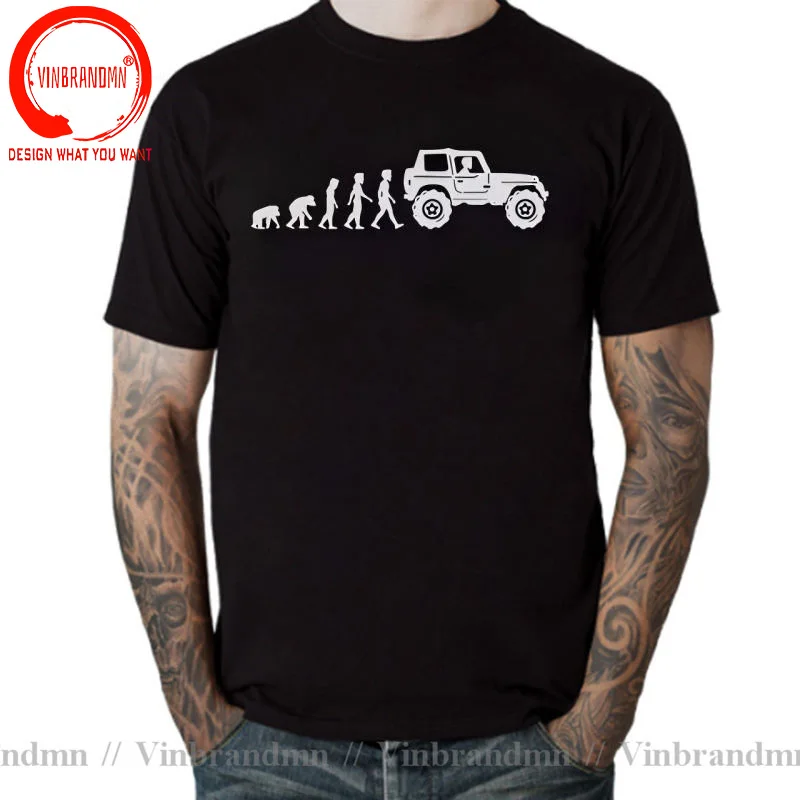 Off-road Vehicle Evolution T Shirt Men Evolution Of Offroad Vehicle T-Shirt Unisex Graphic Print Fashion Vintage Men's Clothing