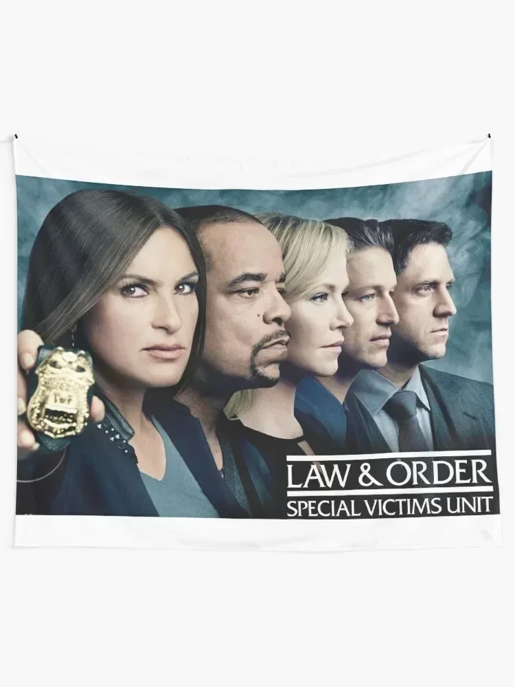 Law & Order SVU Team Tapestry Decoration Room Wallpaper Bedroom Room Ornaments Tapestry