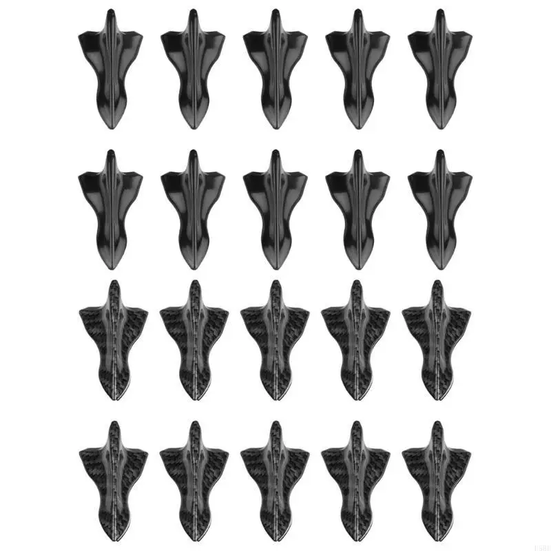 

D5BE 10 шт. задний спойлер на крышу автомобиля, удлинение заднего багажника, спойлер для губ, черный задний бампер, канарды,