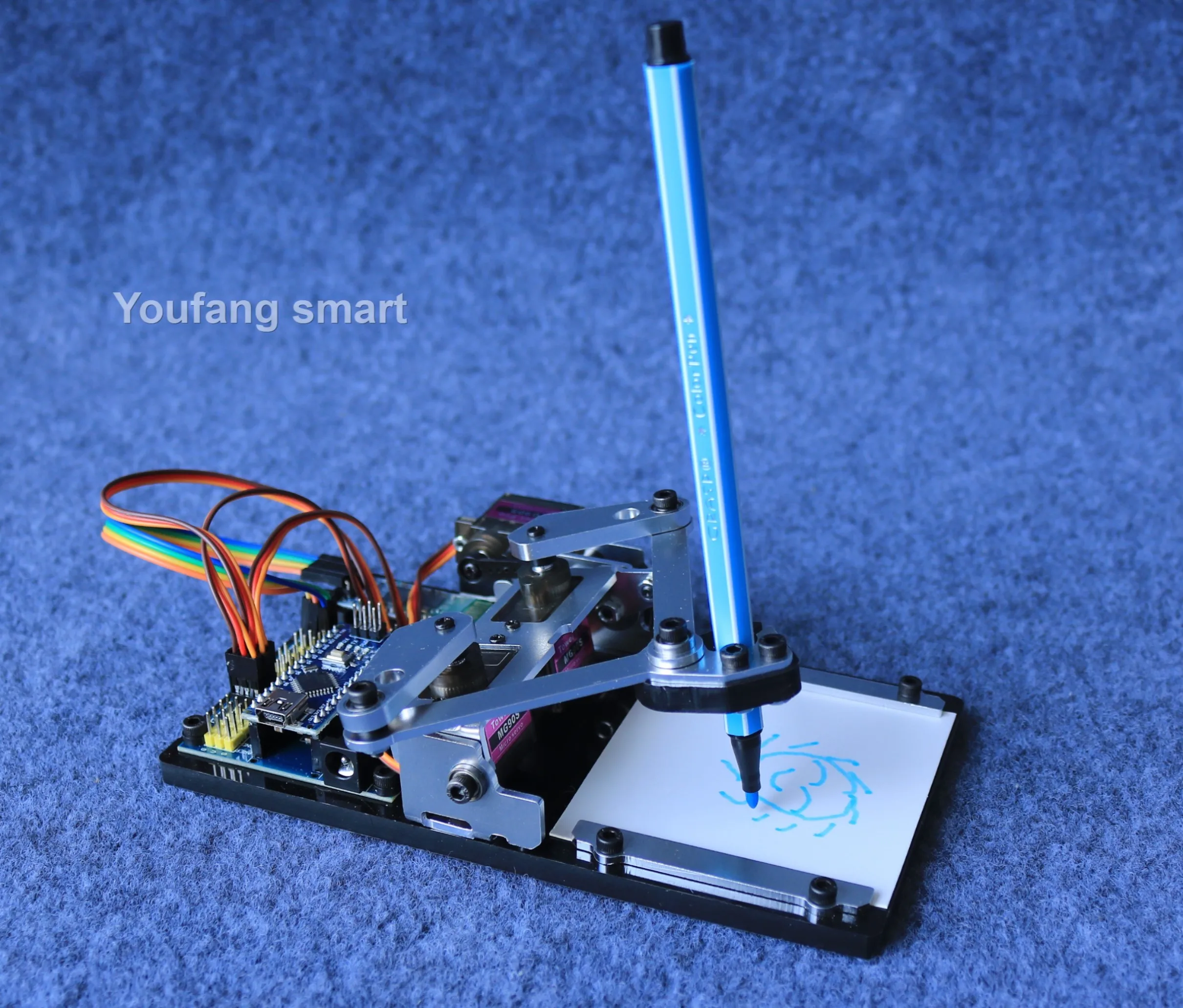 Drawbot Roboter MG90S Manipulator Artboard Bots APP Zeichenmaschine für Arduino Roboter DIY Kit für NANO programmierbarer Roboterstarter – Detail 17