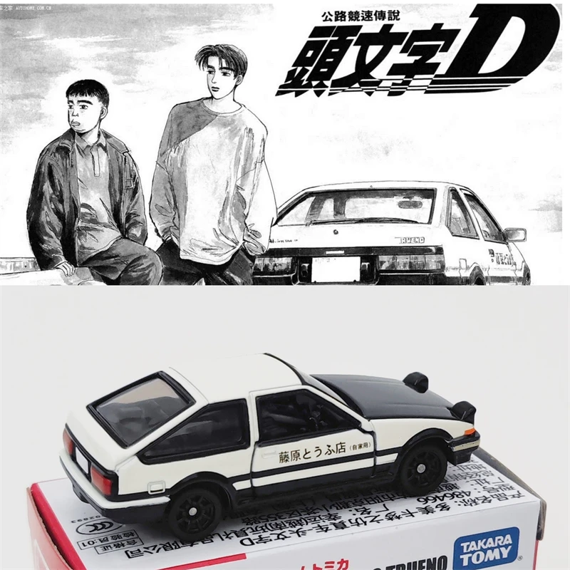 

Подлинная модель TAKARA TOMY TOMICA Initial D Toyota AE86, коллекция игрушек для мальчика, литая под давлением модель автомобиля из сплава, игрушка для мальчика, украшение для взрослых.