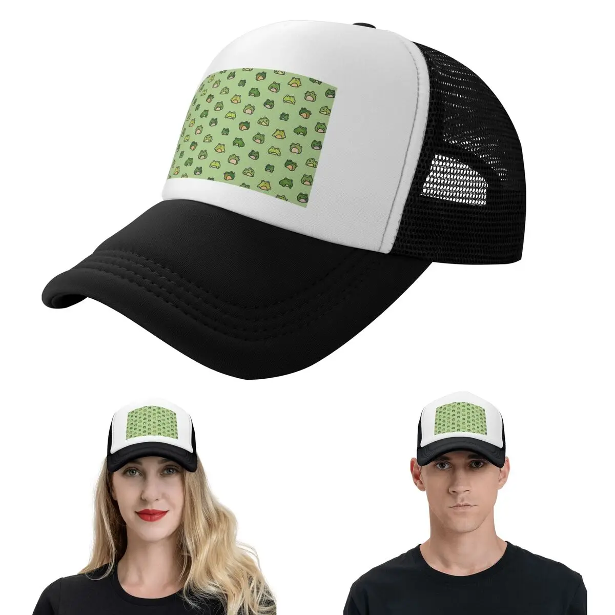 Frogs Doodle Cap Casual Mesh Baseball Caps Adjustable Hat Hip Hop Summer Unisex Baseball Hats