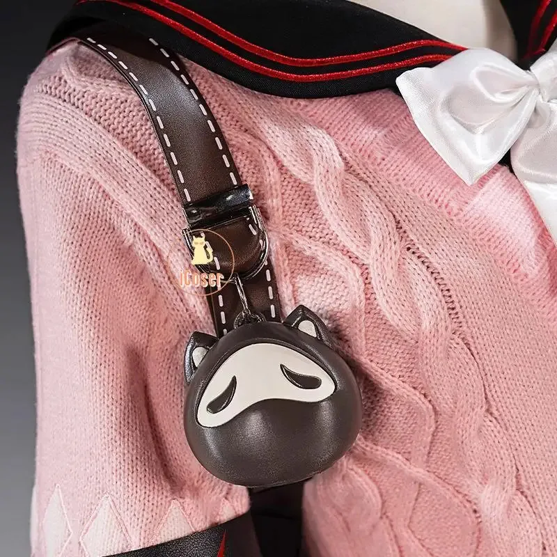 25COSZenless Zone Zero Ukinami Yuzuha Cosplay disfraz peluca falda traje pendientes Spook Shack fiesta de Halloween para mujeres niñas iCos