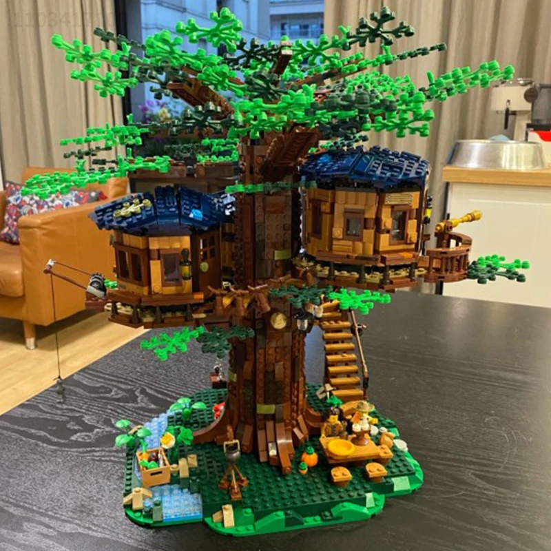 3036pcs House Tree Ideas MOC 33111 Model Building blocks bricks Compatible 21318 toys for boys kids gifts