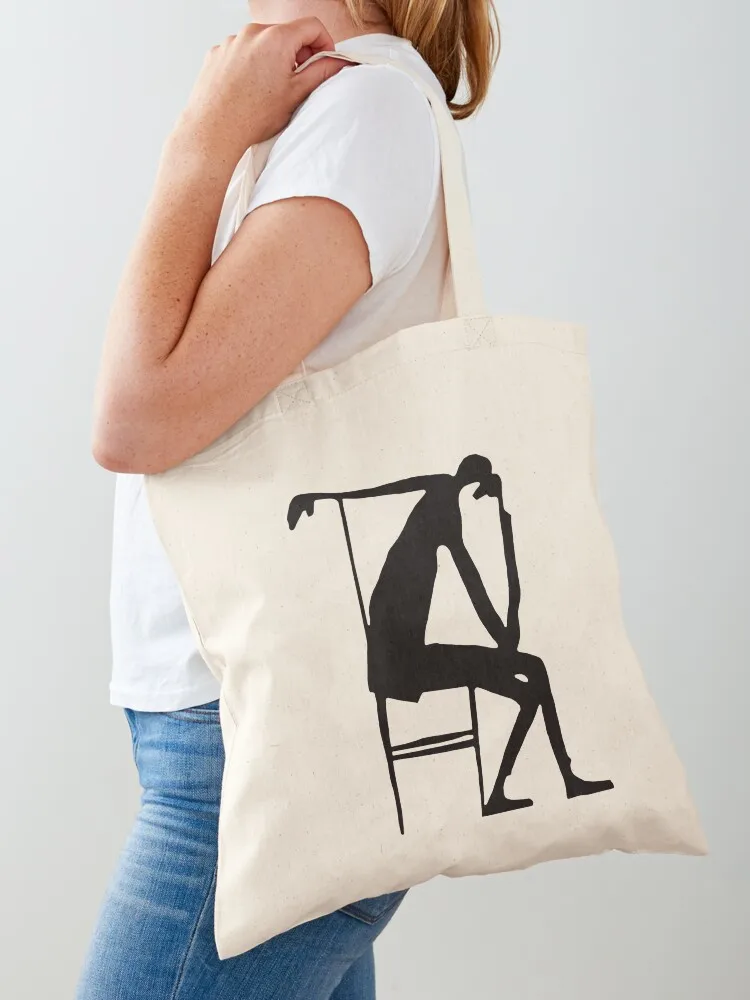 Franz Kafka Drawing 03 Black Tote Bag cute tote bag Big bag Canvas Tote