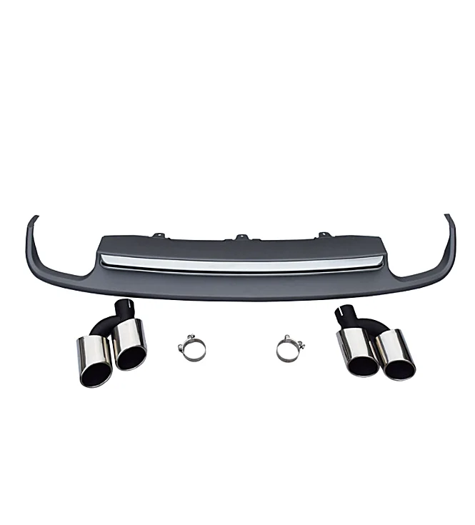 

Automotive Parts S6 Style Rear Bumper Lip For 2012-2015 A6 C7 Upgrade S6 Rear Bumper Diffuser