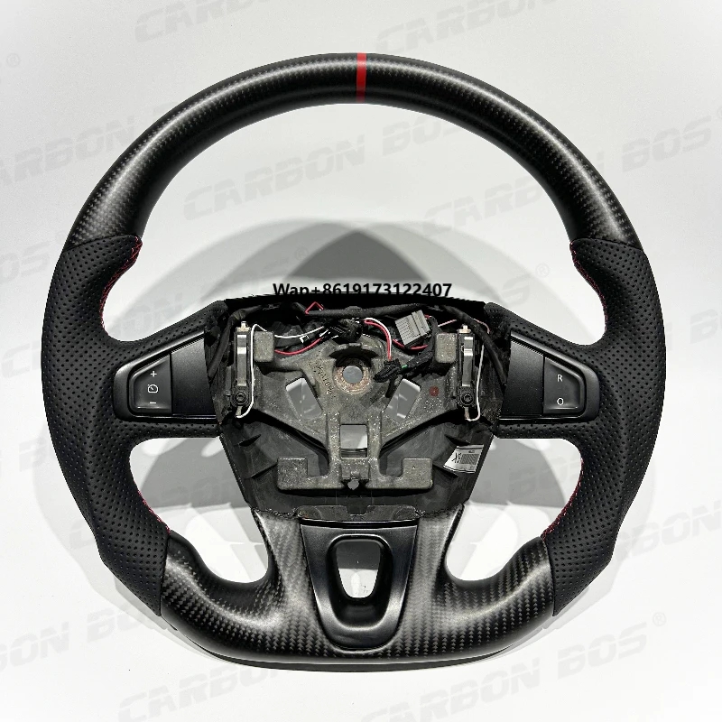 

Matte Carbon Fiber Steering Wheel for Renault Megane RS Design for 3 Sport Racing Wheel Matte Carbon Fiber New
