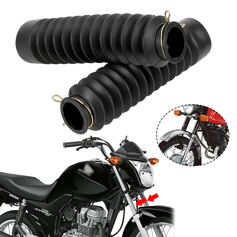 Motorcycle Front Fork Cover Gaiters Gators Boot Shock Protector Dust Guard For Motorcycle Motocross Off Road Pit Dirt Bike