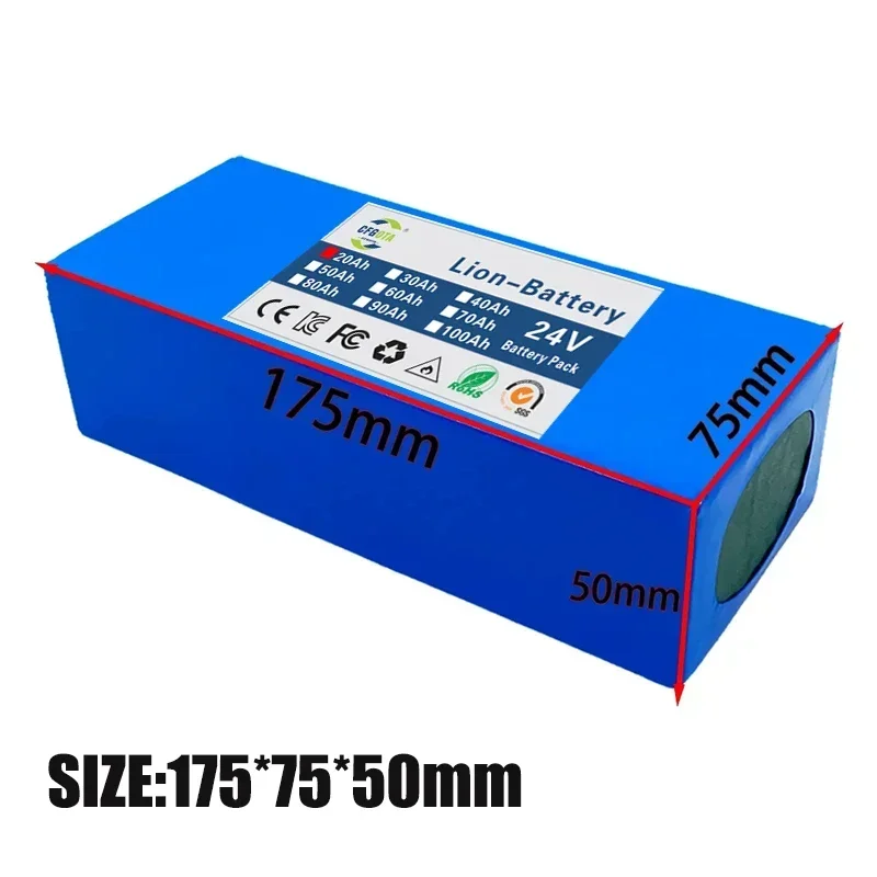 24V 30Ah 6s3p 18650 battery lithium battery 24v 30000mAh electric bicycle moped electric lithium ion Battery pack + Charger