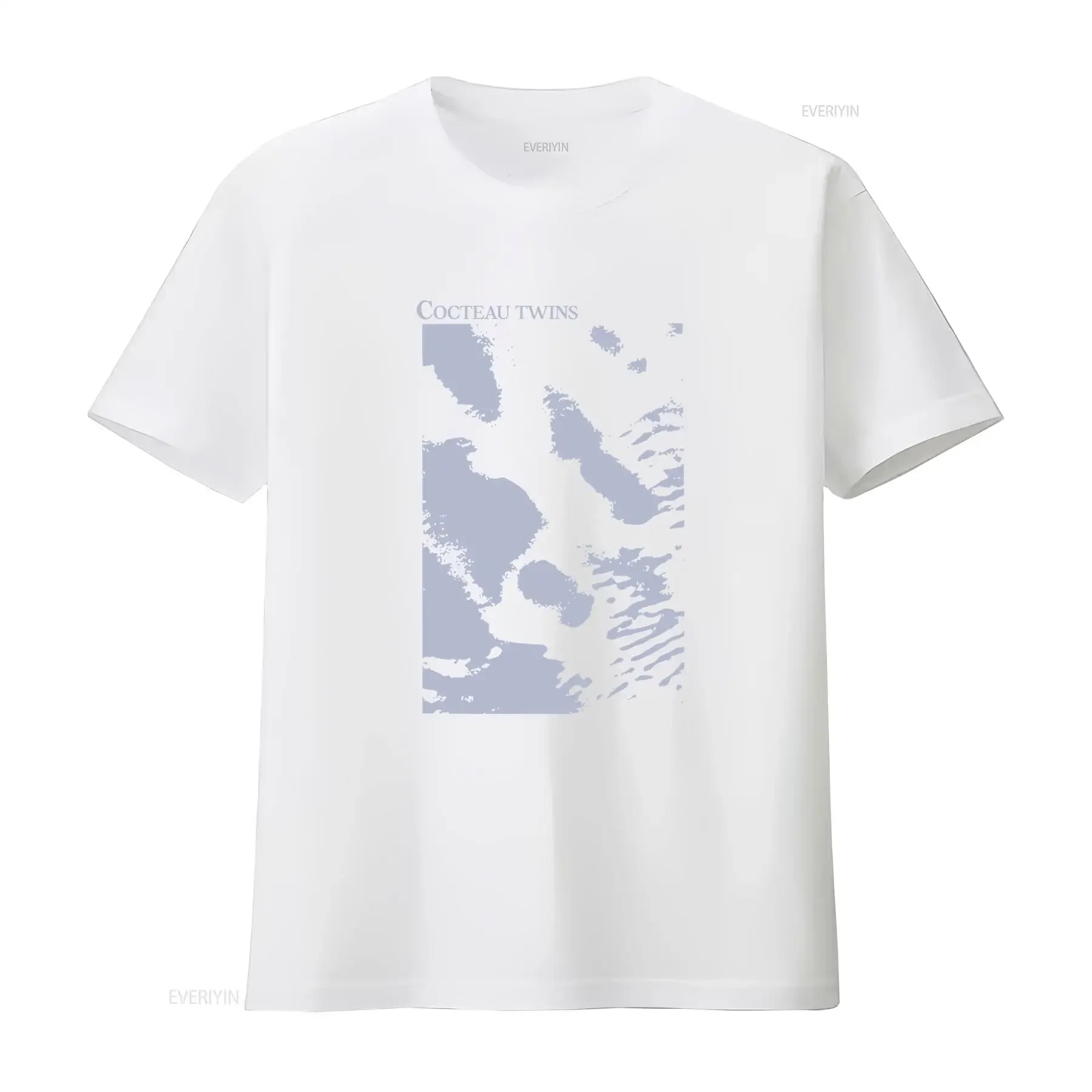 تي شيرت كوكتو توينز بلو بيل نول موديل 1989 على الطراز الأساسي بأكمام قصيرة S 5XL NH3861 ملابس عصرية مغسولة قليلاً #4