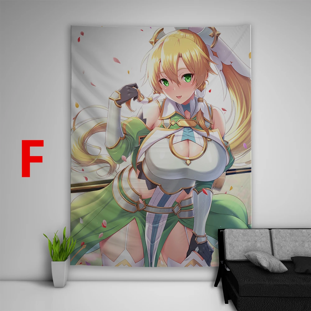 Sword Art Online Canvas Painting Posters Picture for Bedroom Home Decoration Asuna Sinon Leafa Alice Cartoon Prints Room Decor