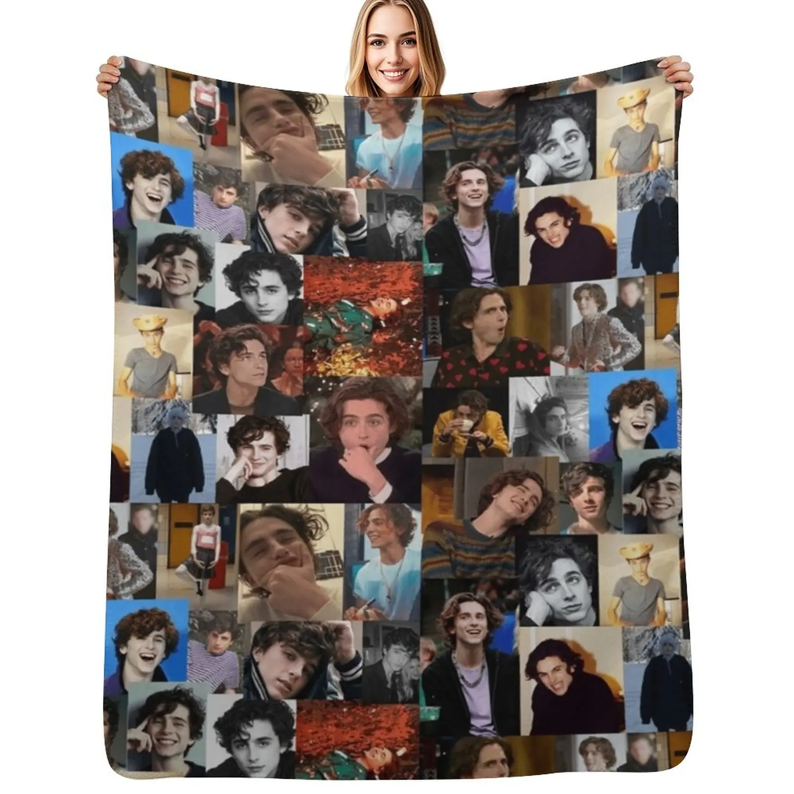 

another Timmy collage Throw Blanket Luxury Soft Plush Plaid Camping for winter Blankets