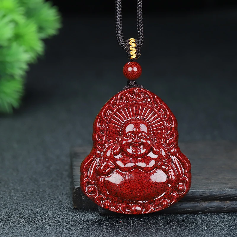 High-content ore Maitreya , Laughing , auspicious sand statue, Buddha necklace, pendant