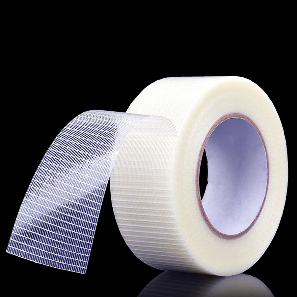 

Glass Cloth Adhesive Mesh Packaging Tape For Bundling Fixing Strong Waterproof Industrial Electronics Home Appliances