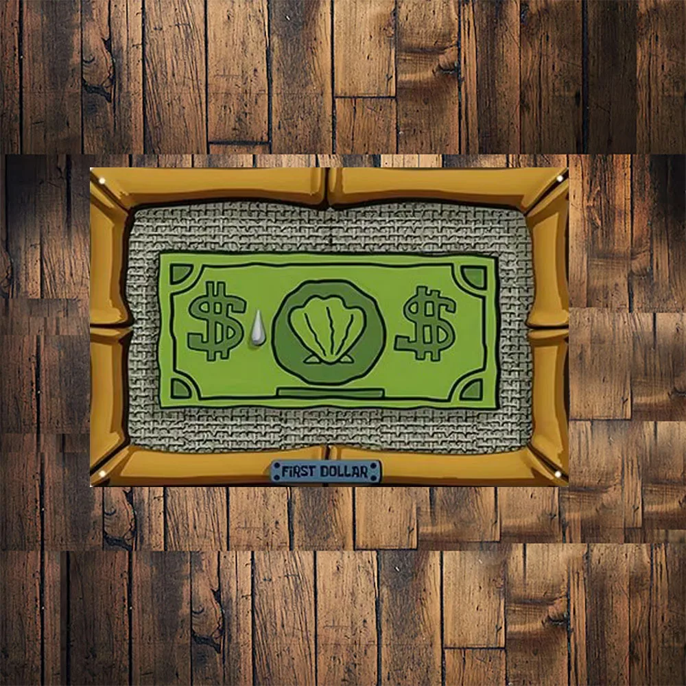 Breloque intemporelle : signe en étain en métal vintage en aluminium de premier dollar, un fer étanche et anti-poussière pour la décoration de la maison et du bureau