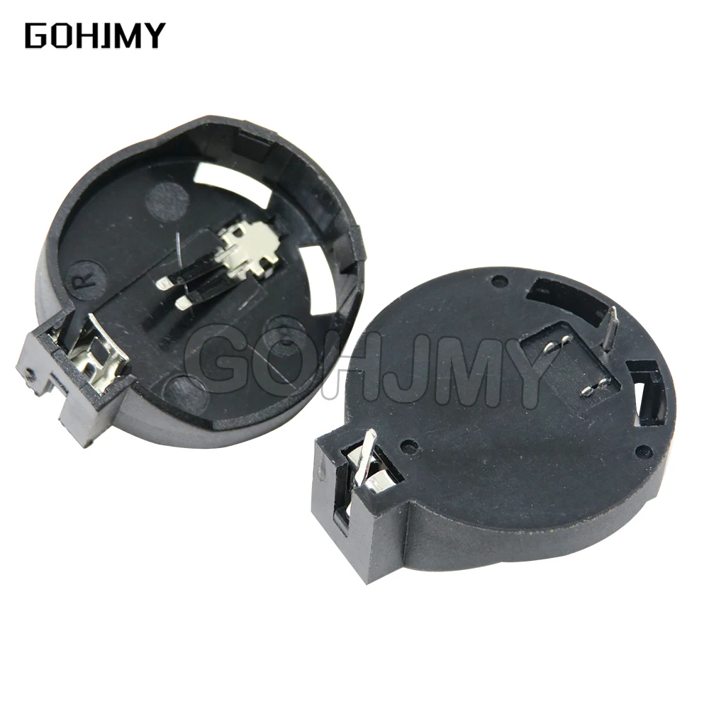 ボタン電池ホルダー,バッテリー収納ボックス,BS-2, BS-5, Bs-6, Bs-8,3v,cr1220,CR2025,cr2032,新品,5個