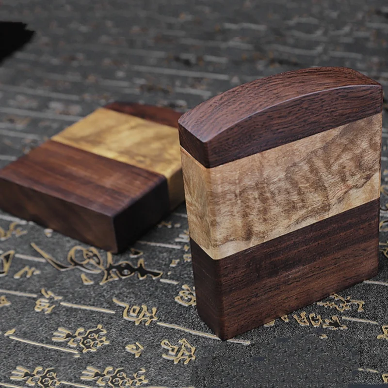 

15 pack creative men's flip top wooden cigarette box