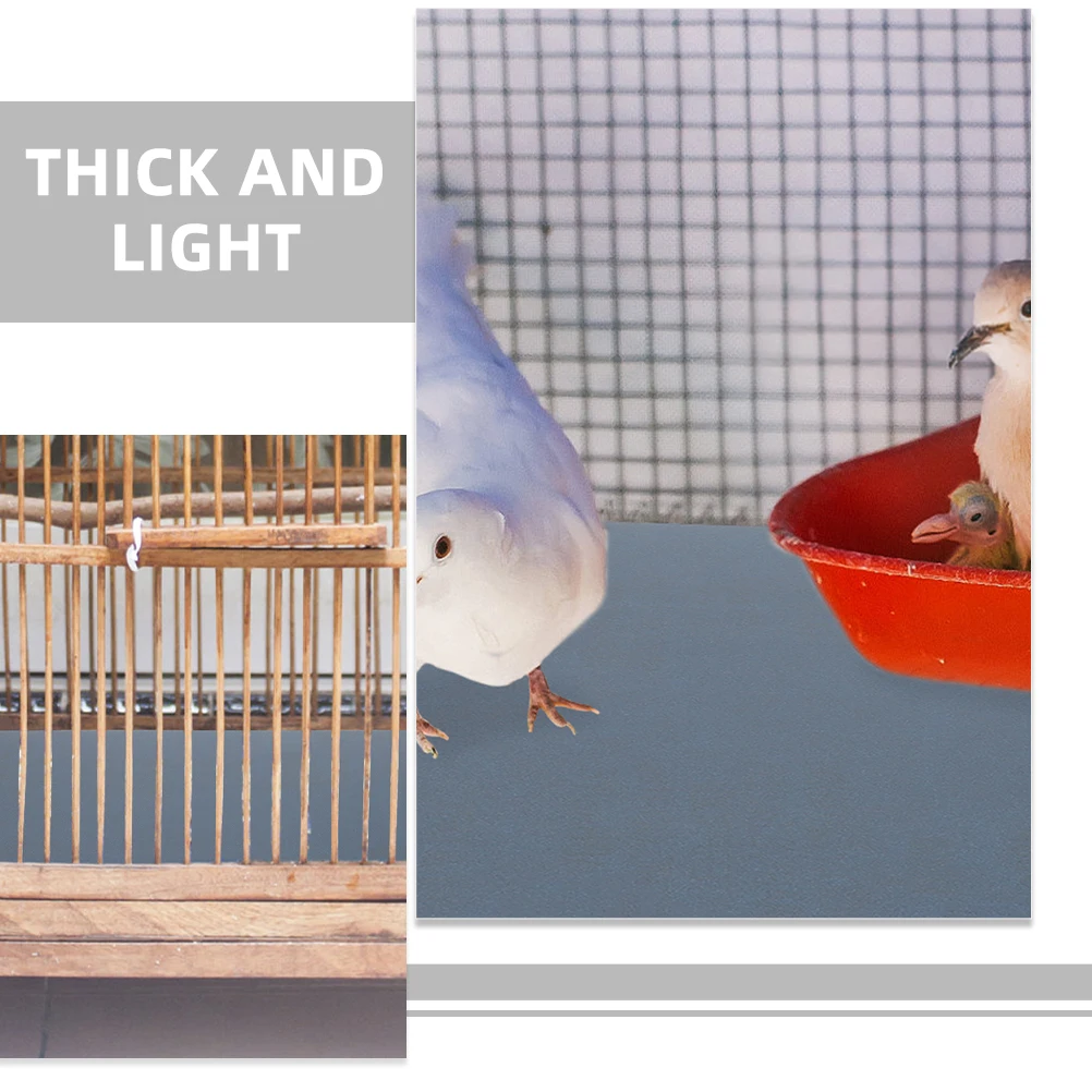 

10pcs Blue Mats Floor Liner Wear Resistant Parrot Pet Supply Cage Paper Liner Cage Pet Bird Gravel Paper Supply