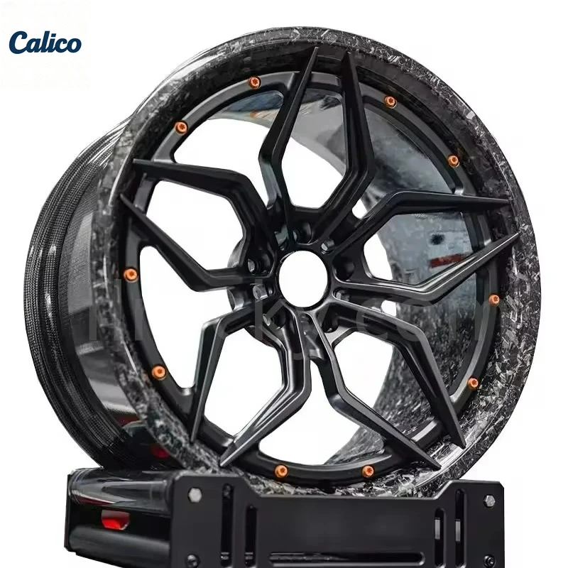 

Durable FORBenz Custom Luxury Integrated Deep Concave Carbon Fiber Alloy Car Wheels Rims PCD 5x114.3 5x120 5x130