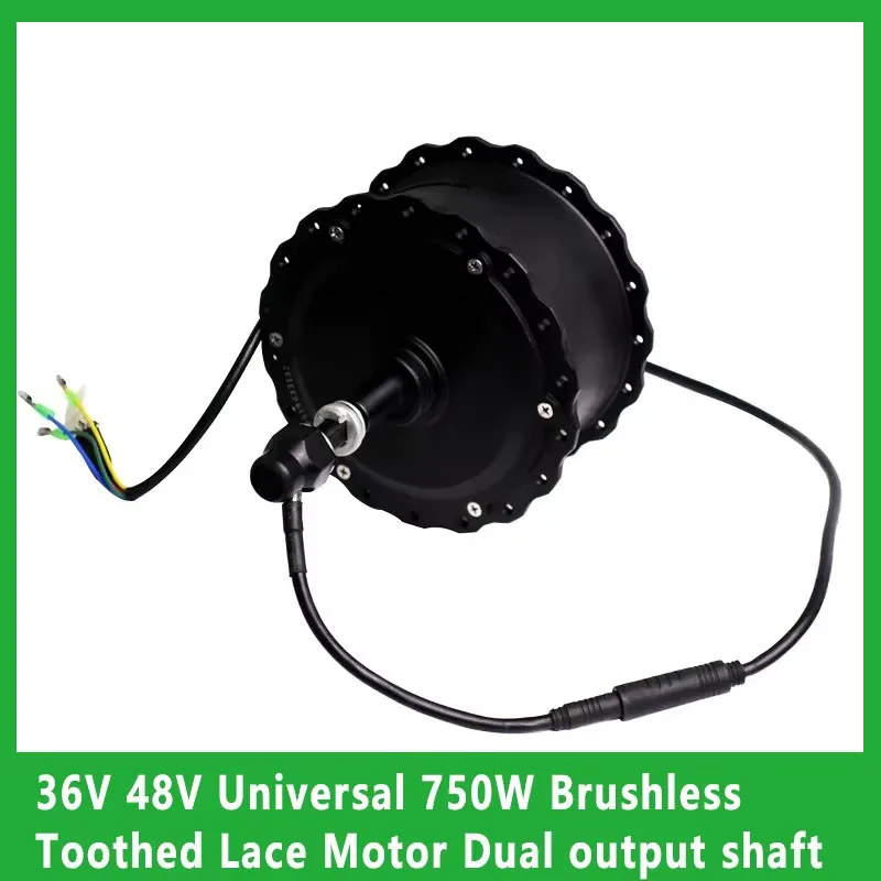 

Universal 750W 36V 48V Brushless Toothed Lace Motor Dual Output Shaft Conversion Rear Drive for Electric Snowmobile