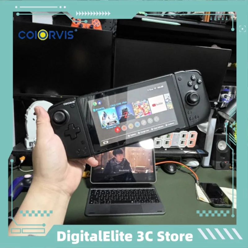 New Coiorvis Switch Game Controller Joycon Left Right Split Controllers Hd Vibration Hall Joystick Bluetooth Motion Sensing