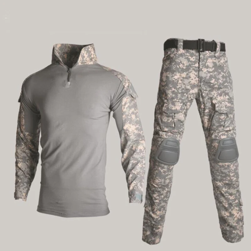 Idogear Suit Hunting Outdoor Shirt + Pants Training Hunting Suit Men\'s Fishing Fleece Jackets Uniform