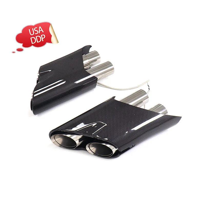 

ING Лидер продаж SUS черные наконечники для Mercedes Benz G-Class хвостовое горло сопло автомонтажные аксессуары бампер выхлоп