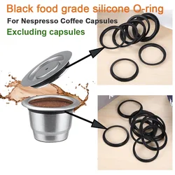 Nespresso Coffee Capsule Black Cup Body Cup Cover Accessories Silicone O-Ring to Prevent Water Leakage of Coffee Capsule