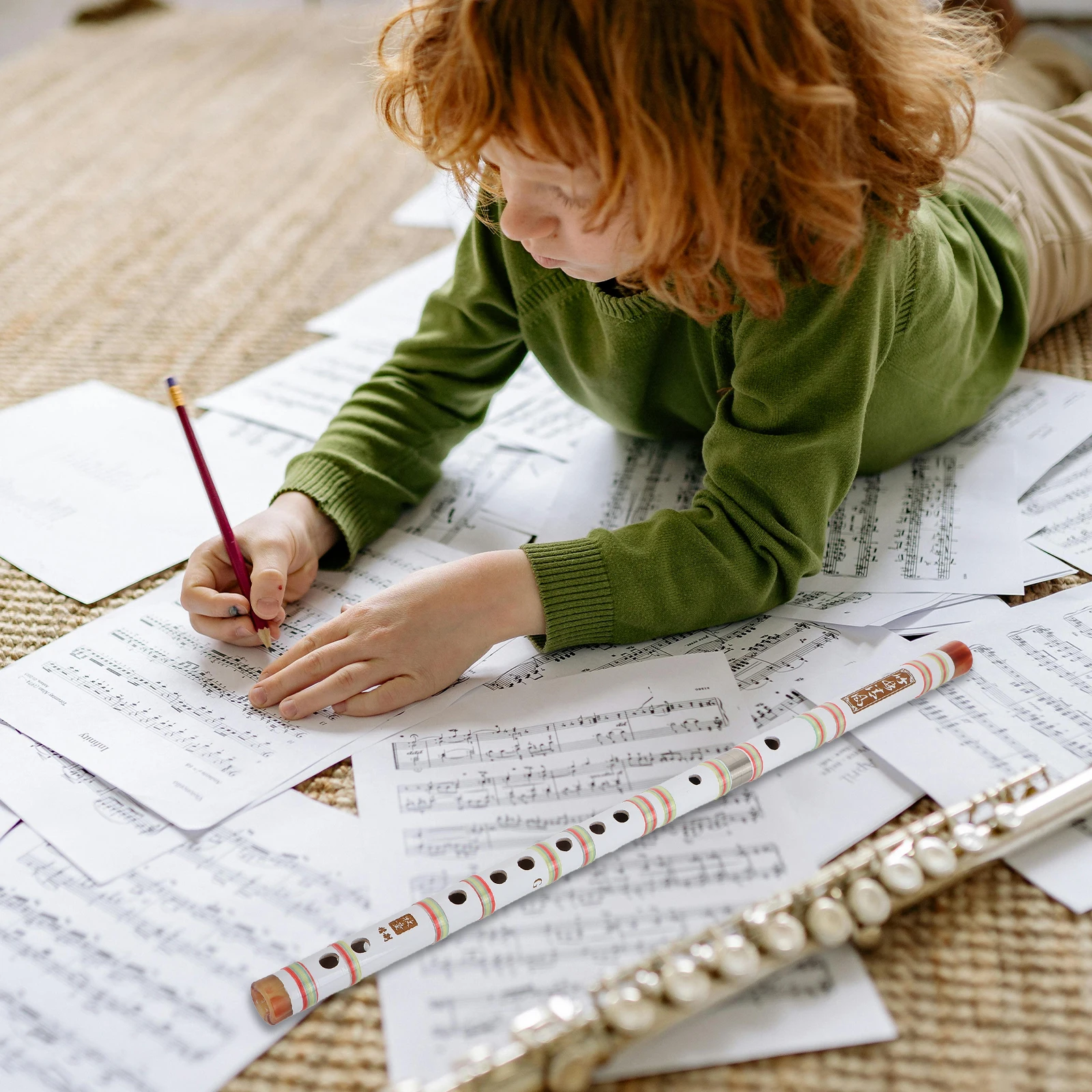

Bamboo Flute Instrument Ancient Flutes Beginner Professional Children Playing Chinese for